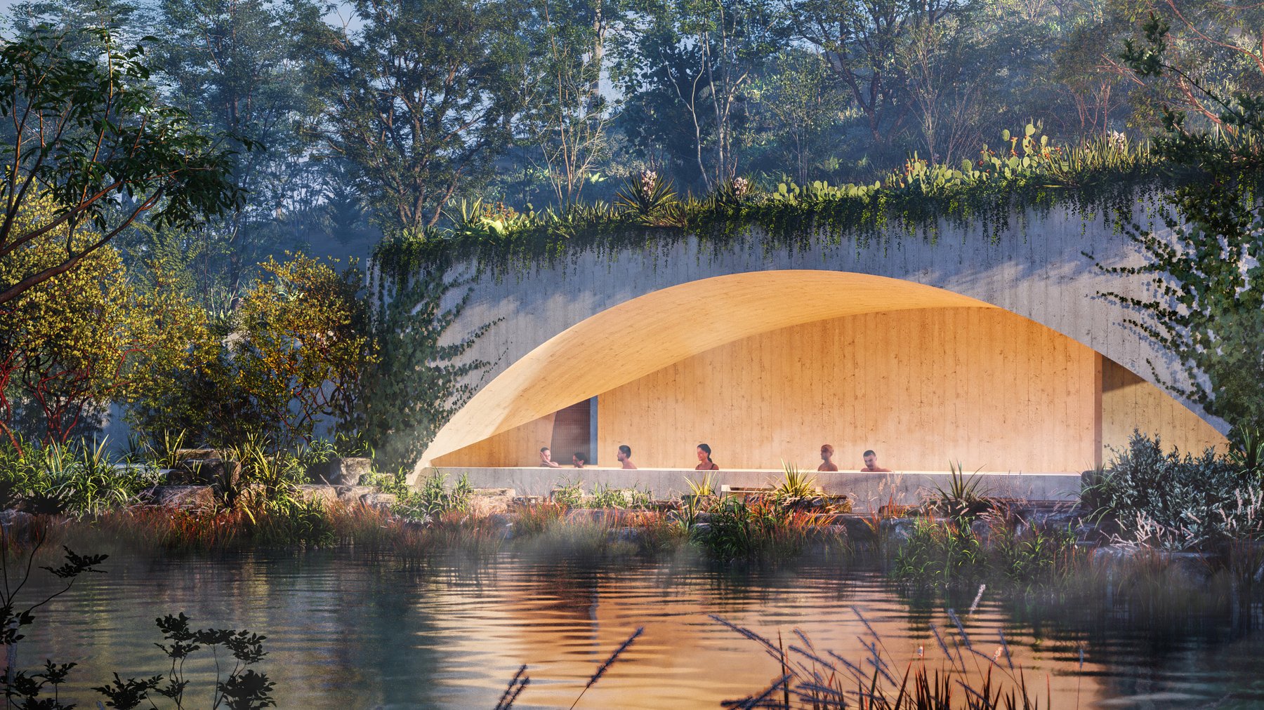 Kokoro Springs — hospitality architecture, Lake County, California